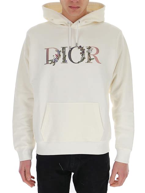 dior white and gold|white Dior hoodie.